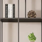 Metal Iron Etagere Bookshelf Contemporary Vertical Open Bookcase Clearhalo 'Bookcases' 'furn' 'furn_bookcases' 'Furniture' 'furniture_bookcases' 'Office Furniture' 4909573