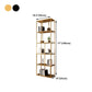 Metal Iron Etagere Bookshelf Contemporary Vertical Open Bookcase Clearhalo 'Bookcases' 'furn' 'furn_bookcases' 'Furniture' 'furniture_bookcases' 'Office Furniture' 4909578