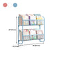 Contemporary Wall Mounted Bookshelf Metal Closed Back Bookcase for Home Clearhalo 'Bookcases' 'furn' 'furn_bookcases' 'Furniture' 'furniture_bookcases' 'Office Furniture' 4909606