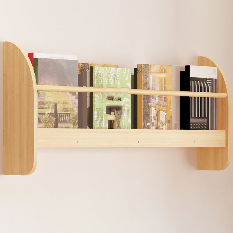 Modern Wall Mounted Bookcase Engineered Wood Bookshelf for Home Use 31.5"L x 4.3"W x 12.6"H Wood Clearhalo 'Bookcases' 'furn' 'furn_bookcases' 'Furniture' 'furniture_bookcases' 'Office Furniture' 4909654