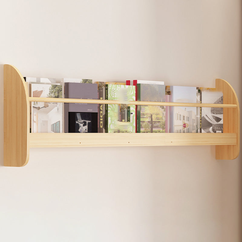 Modern Wall Mounted Bookcase Engineered Wood Bookshelf for Home Use 47.2"L x 4.3"W x 12.6"H Wood Clearhalo 'Bookcases' 'furn' 'furn_bookcases' 'Furniture' 'furniture_bookcases' 'Office Furniture' 4909656