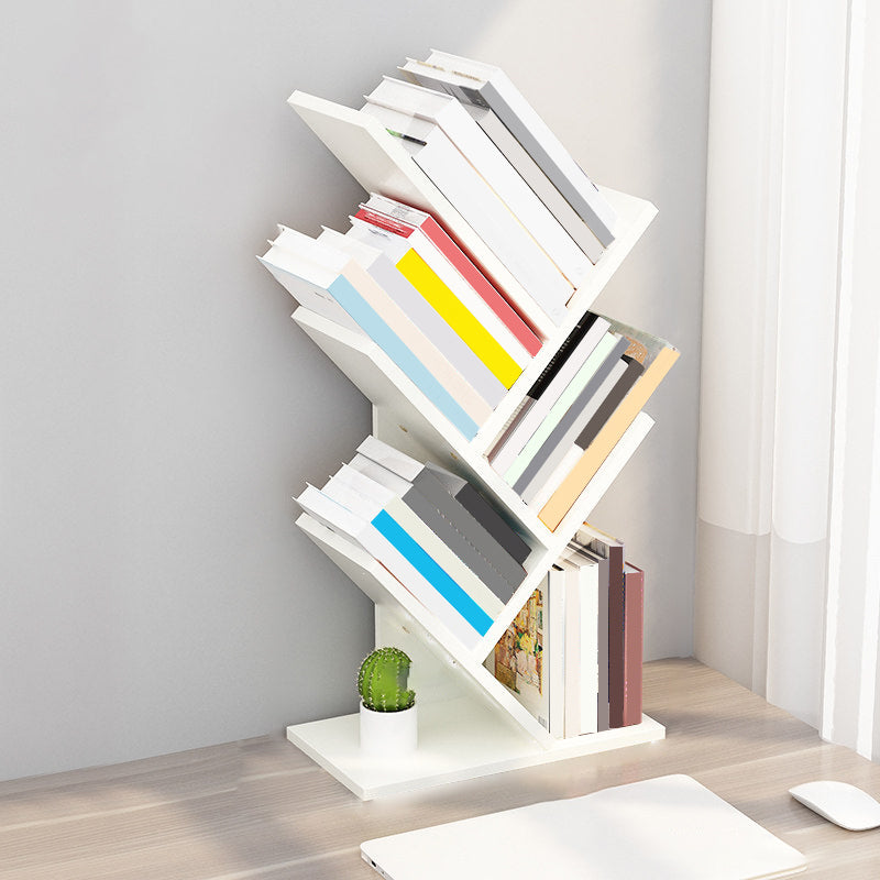 Contemporary Style Wood Bookcase Closed Back Bookshelf for Home Office Clearhalo 'Bookcases' 'Furniture' 'furniture_bookcases' 'Office Furniture' 4909665