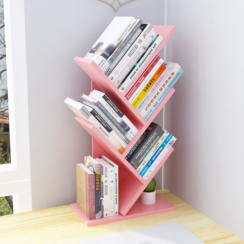 Contemporary Style Wood Bookcase Closed Back Bookshelf for Home Office Clearhalo 'Bookcases' 'Furniture' 'furniture_bookcases' 'Office Furniture' 4909680