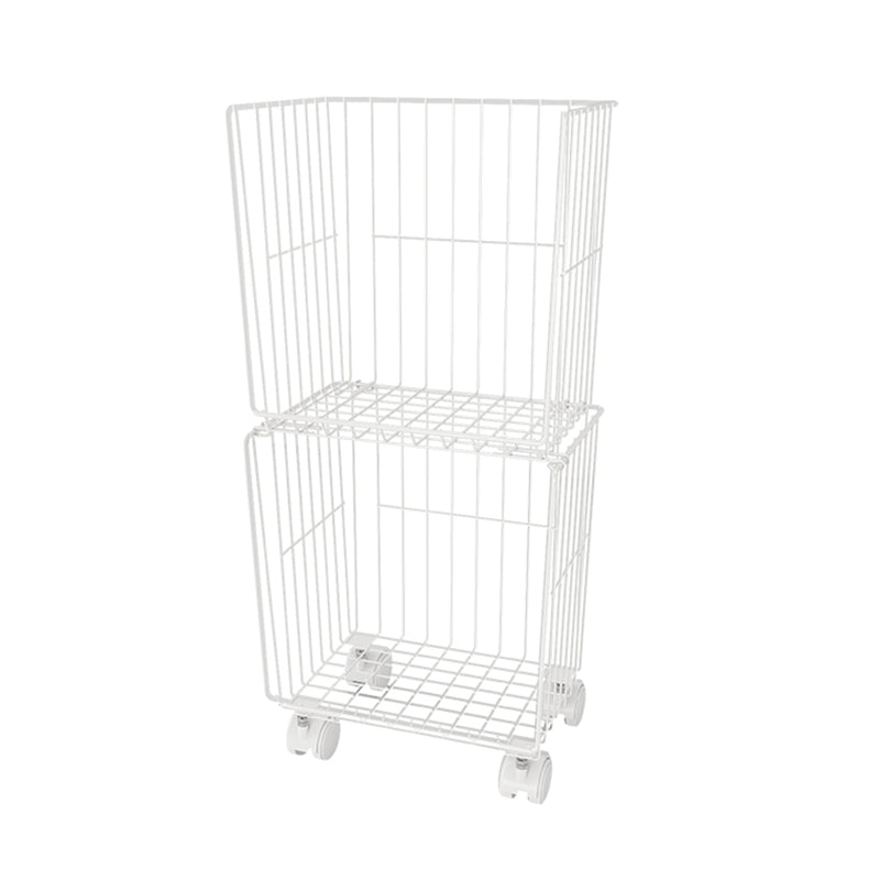 Modern Style Bookshelf Standard Closed Back Metal Bookcase for Home with Wheels 12.4"L x 9.4"W x 28"H White Clearhalo 'Bookcases' 'furn' 'furn_bookcases' 'Furniture' 'furniture_bookcases' 'Office Furniture' 4909695