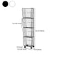 Modern Style Bookshelf Standard Closed Back Metal Bookcase for Home with Wheels Clearhalo 'Bookcases' 'furn' 'furn_bookcases' 'Furniture' 'furniture_bookcases' 'Office Furniture' 4909711