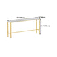Nordic Glam Style Bar Table 42-inch Height Metal Base Bistro Table for Living Room Clearhalo 'Bar Furniture' 'Bar Tables' 'bar_tables' 'furn' 'furn_bar_tables' 'Furniture' 'furniture_bar_tables' 'Kitchen & Dining Furniture' 4909739