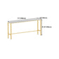 Nordic Glam Style Bar Table 42-inch Height Metal Base Bistro Table for Living Room Clearhalo 'Bar Furniture' 'Bar Tables' 'bar_tables' 'furn' 'furn_bar_tables' 'Furniture' 'furniture_bar_tables' 'Kitchen & Dining Furniture' 4909740