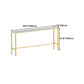 Nordic Glam Style Bar Table 42-inch Height Metal Base Bistro Table for Living Room Clearhalo 'Bar Furniture' 'Bar Tables' 'bar_tables' 'furn' 'furn_bar_tables' 'Furniture' 'furniture_bar_tables' 'Kitchen & Dining Furniture' 4909743