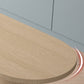 Pine Wood Bar Dining Table Modern Oval Bar Table with Double Pedestal for Dining Room Clearhalo 'Bar Furniture' 'Bar Tables' 'bar_tables' 'furn' 'furn_bar_tables' 'Furniture' 'furniture_bar_tables' 'Kitchen & Dining Furniture' 4909767