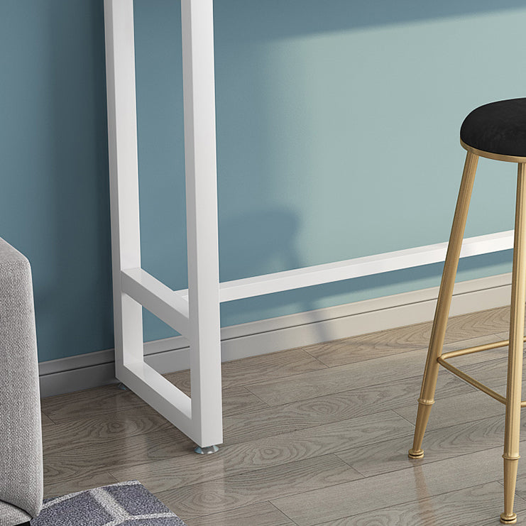 Modern Style Bar Table Stone Top 42-inch Height Pub Table for Dining Room Clearhalo 'Bar Furniture' 'Bar Tables' 'bar_tables' 'furn' 'furn_bar_tables' 'Furniture' 'furniture_bar_tables' 'Kitchen & Dining Furniture' 4909796