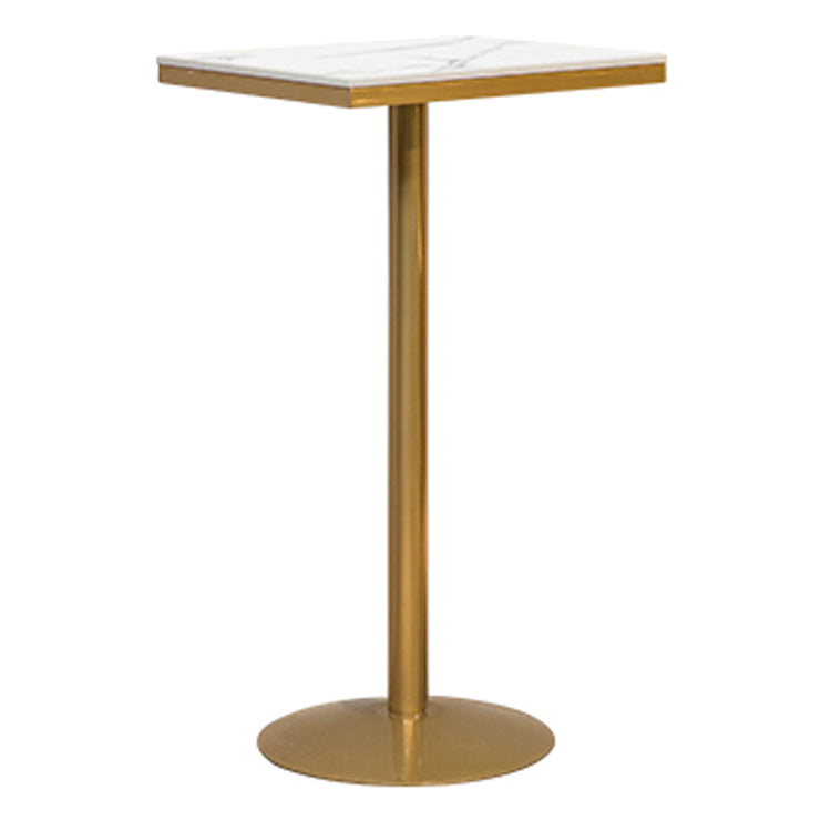 Nordic Style Bar Table Artificial Marble Pub Table for Restaurant Square Clearhalo 'Bar Furniture' 'Bar Tables' 'bar_tables' 'Furniture' 'furniture_bar_tables' 'Kitchen & Dining Furniture' 4909824