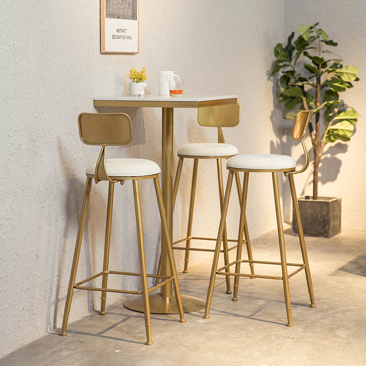 Nordic Style Bar Table Artificial Marble Pub Table for Restaurant Clearhalo 'Bar Furniture' 'Bar Tables' 'bar_tables' 'Furniture' 'furniture_bar_tables' 'Kitchen & Dining Furniture' 4909830