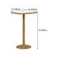 Nordic Style Bar Table Artificial Marble Pub Table for Restaurant Clearhalo 'Bar Furniture' 'Bar Tables' 'bar_tables' 'Furniture' 'furniture_bar_tables' 'Kitchen & Dining Furniture' 4909833