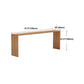 Modern Pine Wood Bar Dining Table Rectangle Indoor Bistro Table with Shelf Clearhalo 'Bar Furniture' 'Bar Tables' 'bar_tables' 'furn' 'furn_bar_tables' 'Furniture' 'furniture_bar_tables' 'Kitchen & Dining Furniture' 4909950