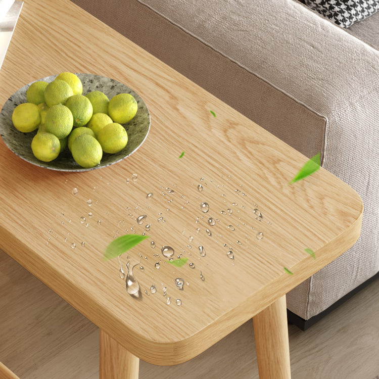 Modern Pine Wood Bar Dining Table Rectangle Indoor Bistro Table with Footrest Clearhalo 'Bar Furniture' 'Bar Tables' 'bar_tables' 'furn' 'furn_bar_tables' 'Furniture' 'furniture_bar_tables' 'Kitchen & Dining Furniture' 4910031