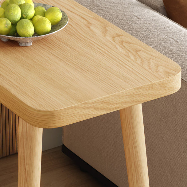 Modern Pine Wood Bar Dining Table Rectangle Indoor Bistro Table with Footrest Clearhalo 'Bar Furniture' 'Bar Tables' 'bar_tables' 'furn' 'furn_bar_tables' 'Furniture' 'furniture_bar_tables' 'Kitchen & Dining Furniture' 4910034