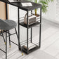 Modern Style Rectangle Sintered Stone Table Bar Counter Table for Home Clearhalo 'Bar Furniture' 'Bar Tables' 'bar_tables' 'furn' 'furn_bar_tables' 'Furniture' 'furniture_bar_tables' 'Kitchen & Dining Furniture' 4910115
