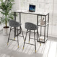 Modern Style Rectangle Sintered Stone Table Bar Counter Table for Home Clearhalo 'Bar Furniture' 'Bar Tables' 'bar_tables' 'furn' 'furn_bar_tables' 'Furniture' 'furniture_bar_tables' 'Kitchen & Dining Furniture' 4910119