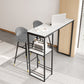 Modern Style Rectangle Sintered Stone Table Bar Counter Table for Home Clearhalo 'Bar Furniture' 'Bar Tables' 'bar_tables' 'furn' 'furn_bar_tables' 'Furniture' 'furniture_bar_tables' 'Kitchen & Dining Furniture' 4910120