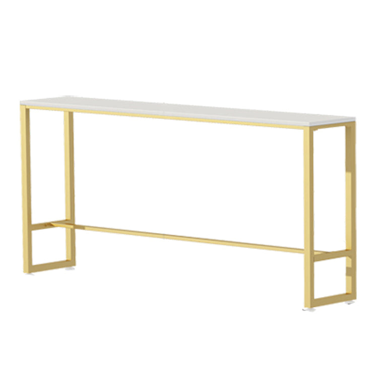 Nordic Style Rectangle Sintered Stone Table Bar Counter Table for Home Without Chairs Clearhalo 'Bar Furniture' 'Bar Tables' 'bar_tables' 'furn' 'furn_bar_tables' 'Furniture' 'furniture_bar_tables' 'Kitchen & Dining Furniture' 4910127