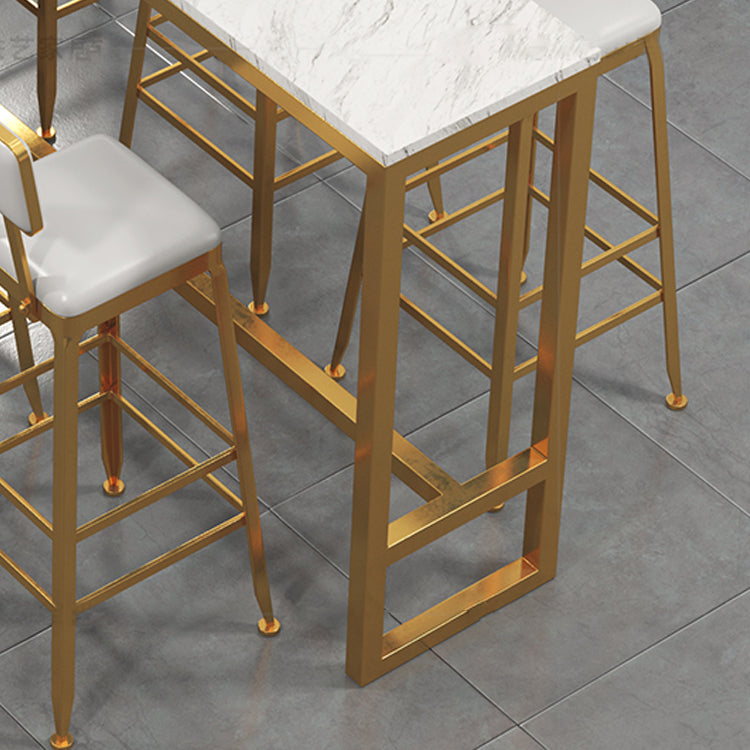 Nordic Style Rectangle Sintered Stone Table Bar Counter Table for Home Clearhalo 'Bar Furniture' 'Bar Tables' 'bar_tables' 'furn' 'furn_bar_tables' 'Furniture' 'furniture_bar_tables' 'Kitchen & Dining Furniture' 4910129