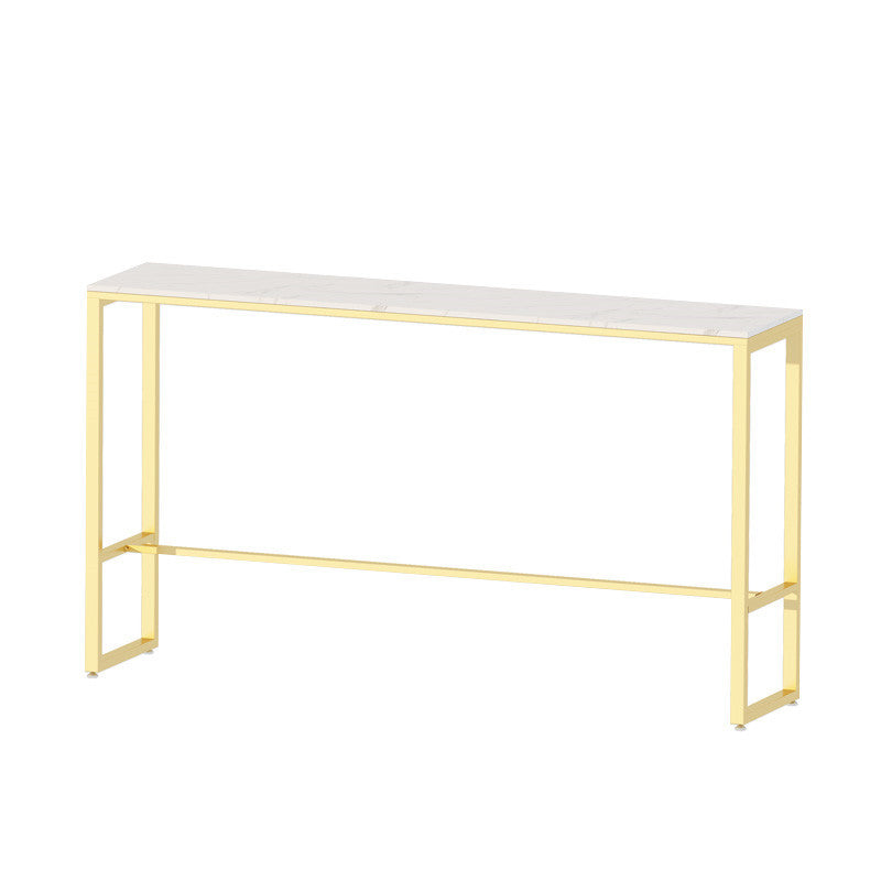 Nordic Style Sintered Stone Table Bar Counter Table for Home Without Chairs Clearhalo 'Bar Furniture' 'Bar Tables' 'bar_tables' 'furn' 'furn_bar_tables' 'Furniture' 'furniture_bar_tables' 'Kitchen & Dining Furniture' 4910150