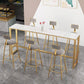 Nordic Style Sintered Stone Table Bar Counter Table for Home Clearhalo 'Bar Furniture' 'Bar Tables' 'bar_tables' 'furn' 'furn_bar_tables' 'Furniture' 'furniture_bar_tables' 'Kitchen & Dining Furniture' 4910155