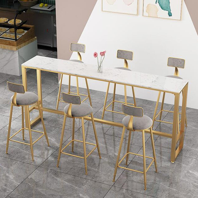 Nordic Style Sintered Stone Table Bar Counter Table for Home Clearhalo 'Bar Furniture' 'Bar Tables' 'bar_tables' 'furn' 'furn_bar_tables' 'Furniture' 'furniture_bar_tables' 'Kitchen & Dining Furniture' 4910155