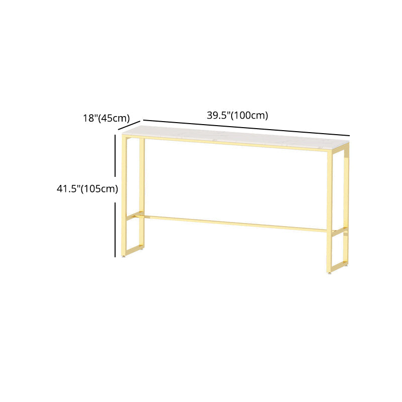Nordic Style Sintered Stone Table Bar Counter Table for Home Clearhalo 'Bar Furniture' 'Bar Tables' 'bar_tables' 'furn' 'furn_bar_tables' 'Furniture' 'furniture_bar_tables' 'Kitchen & Dining Furniture' 4910159