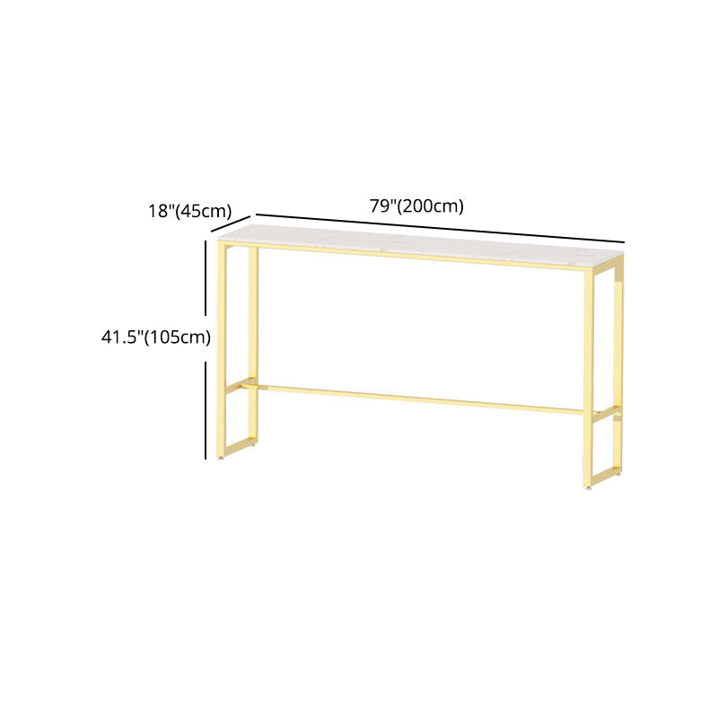 Nordic Style Sintered Stone Table Bar Counter Table for Home Clearhalo 'Bar Furniture' 'Bar Tables' 'bar_tables' 'furn' 'furn_bar_tables' 'Furniture' 'furniture_bar_tables' 'Kitchen & Dining Furniture' 4910164