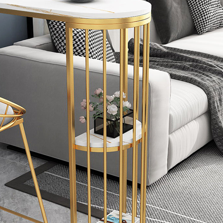 Nordic Style Dining Sintered Stone Table Bar Counter Table for Home Clearhalo 'Bar Furniture' 'Bar Tables' 'bar_tables' 'Furniture' 'furniture_bar_tables' 'Kitchen & Dining Furniture' 4910173