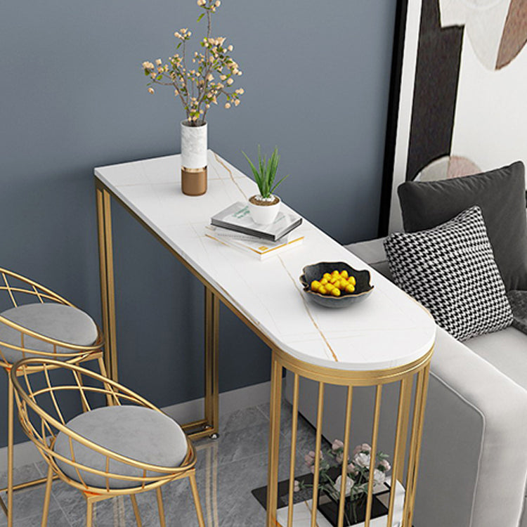 Nordic Style Dining Sintered Stone Table Bar Counter Table for Home Clearhalo 'Bar Furniture' 'Bar Tables' 'bar_tables' 'Furniture' 'furniture_bar_tables' 'Kitchen & Dining Furniture' 4910174