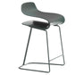 Scandinavian Matte Finish Plastic Barstool Footrest Coffee Shop Stool Green 1 Piece Short Stool(22"H) Clearhalo 'Bar Furniture' 'Bar Stools' 'bar_stools' 'Furniture' 'furniture_bar_stools' 'Kitchen & Dining Furniture' 4910540