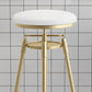 Glam Rotatable Liftable Counter Stool Iron Cashier Bar Stool with Cushion and Pedal Clearhalo 'Bar Furniture' 'Bar Stools' 'bar_stools' 'furn' 'furn_bar_stools' 'Furniture' 'furniture_bar_stools' 'Kitchen & Dining Furniture' 4910635