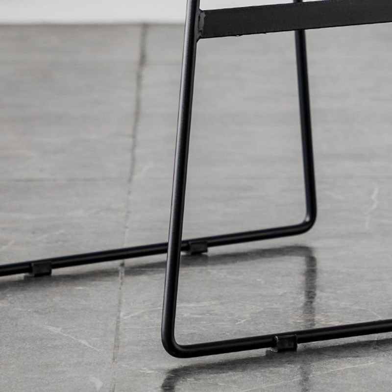 Scandinavian Coffee Shop Footrest Stool Matte Finish Upholstered Barstool Clearhalo 'Bar Furniture' 'Bar Stools' 'bar_stools' 'Furniture' 'furniture_bar_stools' 'Kitchen & Dining Furniture' 4910755