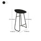 Modern Armless Backrest Counter Stool Iron Cashier Bar Stool with Acrylic Seat and Pedal Clearhalo 'Bar Furniture' 'Bar Stools' 'bar_stools' 'furn' 'furn_bar_stools' 'Furniture' 'furniture_bar_stools' 'Kitchen & Dining Furniture' 4910800