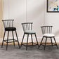 Industrial Armless Backrest Counter Stool Steel Bar Stool with Leather Cushion Clearhalo 'Bar Furniture' 'Bar Stools' 'bar_stools' 'furn' 'furn_bar_stools' 'Furniture' 'furniture_bar_stools' 'Kitchen & Dining Furniture' 4910844