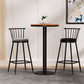 Industrial Armless Backrest Counter Stool Steel Bar Stool with Leather Cushion Clearhalo 'Bar Furniture' 'Bar Stools' 'bar_stools' 'furn' 'furn_bar_stools' 'Furniture' 'furniture_bar_stools' 'Kitchen & Dining Furniture' 4910847