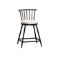 Industrial Armless Backrest Counter Stool Steel Bar Stool with Leather Cushion White 1 Piece Short Stool(22"H) Clearhalo 'Bar Furniture' 'Bar Stools' 'bar_stools' 'furn' 'furn_bar_stools' 'Furniture' 'furniture_bar_stools' 'Kitchen & Dining Furniture' 4910856