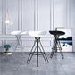 Glam Footrest Plastic Barstool Matte Finish Restaurant Stool Clearhalo 'Bar Furniture' 'Bar Stools' 'bar_stools' 'furn' 'furn_bar_stools' 'Furniture' 'furniture_bar_stools' 'Kitchen & Dining Furniture' 4910922