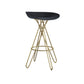 Glam Footrest Plastic Barstool Matte Finish Restaurant Stool Clearhalo 'Bar Furniture' 'Bar Stools' 'bar_stools' 'furn' 'furn_bar_stools' 'Furniture' 'furniture_bar_stools' 'Kitchen & Dining Furniture' 4910928
