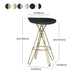 Glam Footrest Plastic Barstool Matte Finish Restaurant Stool Clearhalo 'Bar Furniture' 'Bar Stools' 'bar_stools' 'furn' 'furn_bar_stools' 'Furniture' 'furniture_bar_stools' 'Kitchen & Dining Furniture' 4910935
