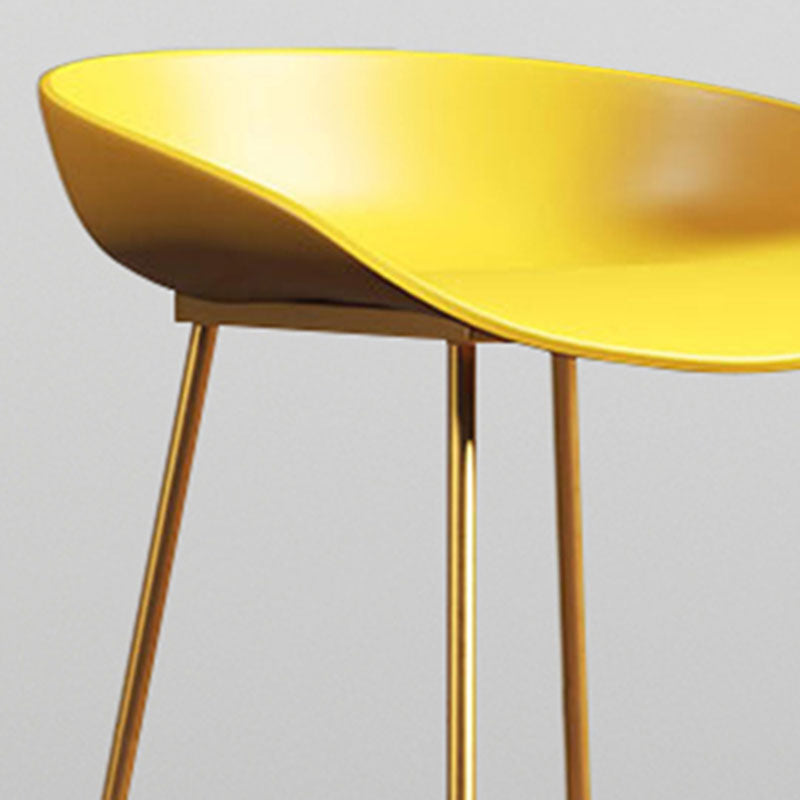 Contemporary Restaurant Footrest Barstool Matte Finish Plastic Stool Clearhalo 'Bar Furniture' 'Bar Stools' 'bar_stools' 'furn' 'furn_bar_stools' 'Furniture' 'furniture_bar_stools' 'Kitchen & Dining Furniture' 4910943