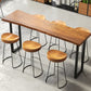 Contemporary Solid Wood Matte Finish Barstool Footrest Backless Stool Clearhalo 'Bar Furniture' 'Bar Stools' 'bar_stools' 'furn' 'furn_bar_stools' 'Furniture' 'furniture_bar_stools' 'Kitchen & Dining Furniture' 4910974