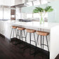 Contemporary Solid Wood Matte Finish Barstool Footrest Backless Stool Clearhalo 'Bar Furniture' 'Bar Stools' 'bar_stools' 'furn' 'furn_bar_stools' 'Furniture' 'furniture_bar_stools' 'Kitchen & Dining Furniture' 4910975