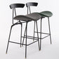 Industrial Matte Finish Leather Barstool Footrest Home Stool Clearhalo 'Bar Furniture' 'Bar Stools' 'bar_stools' 'furn' 'furn_bar_stools' 'Furniture' 'furniture_bar_stools' 'Kitchen & Dining Furniture' 4911031