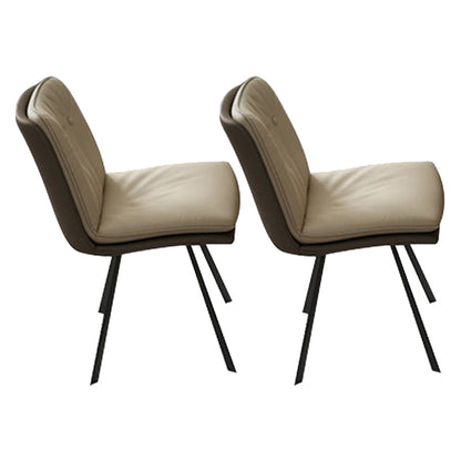 1/4/5/7 Pieces Dining Chairs Set Sintered Stone Table Set Rectangle Table 2 White Chairs Clearhalo 'Dining Room Sets' 'Dining Tables & Seating' 'dining_room_set' 'furn' 'furn_dining_room_set' 'Furniture' 'furniture_dining_room_set' 'Kitchen & Dining Furniture' 4911072