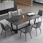 Modern 1/4/5/7 Pieces Rectangle Dining Set Sintered Stone Dining Table with Leather Chairs 7 Pieces: Table, 6 Chairs Clearhalo 'Dining Room Sets' 'Dining Tables & Seating' 'dining_room_set' 'furn' 'furn_dining_room_set' 'Furniture' 'furniture_dining_room_set' 'Kitchen & Dining Furniture' 4911087