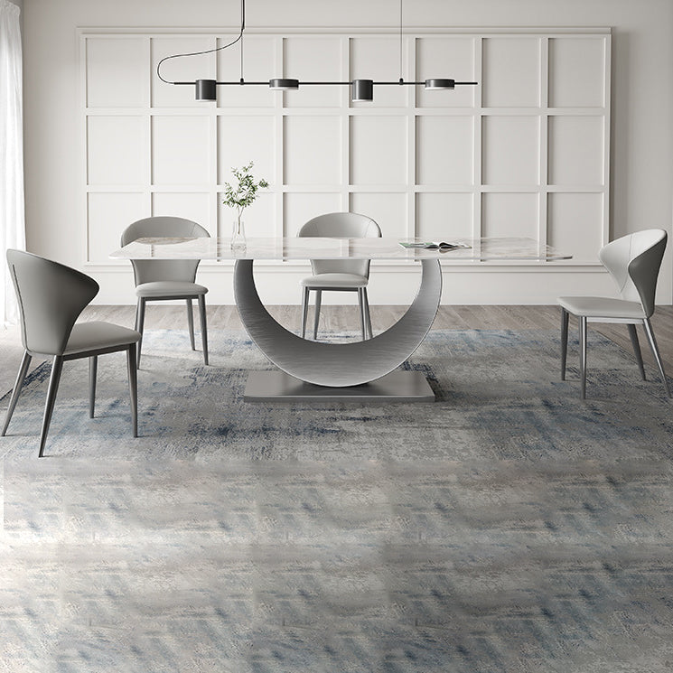 1/4/5/7/8 Pieces Modern Dining Room Set Rectangle Table Dining Set Clearhalo 'Dining Room Sets' 'Dining Tables & Seating' 'dining_room_set' 'furn' 'furn_dining_room_set' 'Furniture' 'furniture_dining_room_set' 'Kitchen & Dining Furniture' 4911116