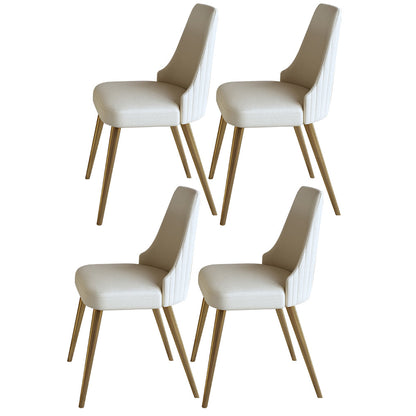 Nordic Style 1/4/5/7 Pieces Dining Sintered Stone Dining Table Set for Kitchen 4 Beige Chairs Clearhalo 'Dining Room Sets' 'Dining Tables & Seating' 'dining_room_set' 'furn' 'furn_dining_room_set' 'Furniture' 'furniture_dining_room_set' 'Kitchen & Dining Furniture' 4911132